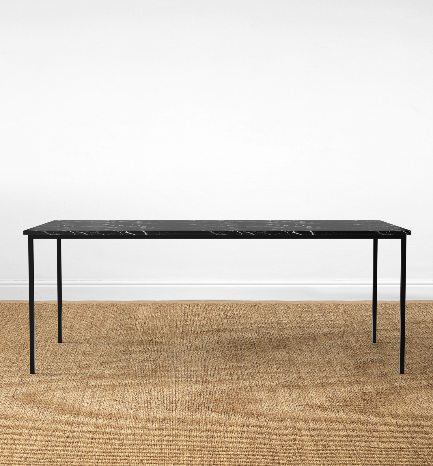 Bomo Dining Table Alba Black Marble