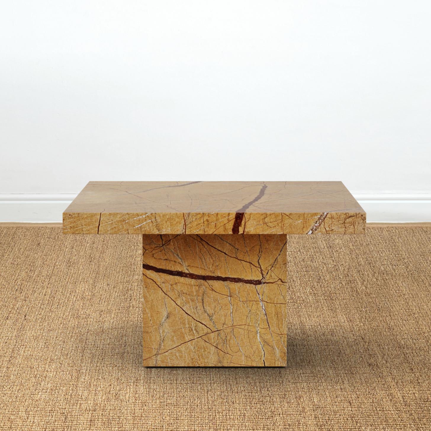 BOMO MARBLE TOP COFFEE TABLE KUBO