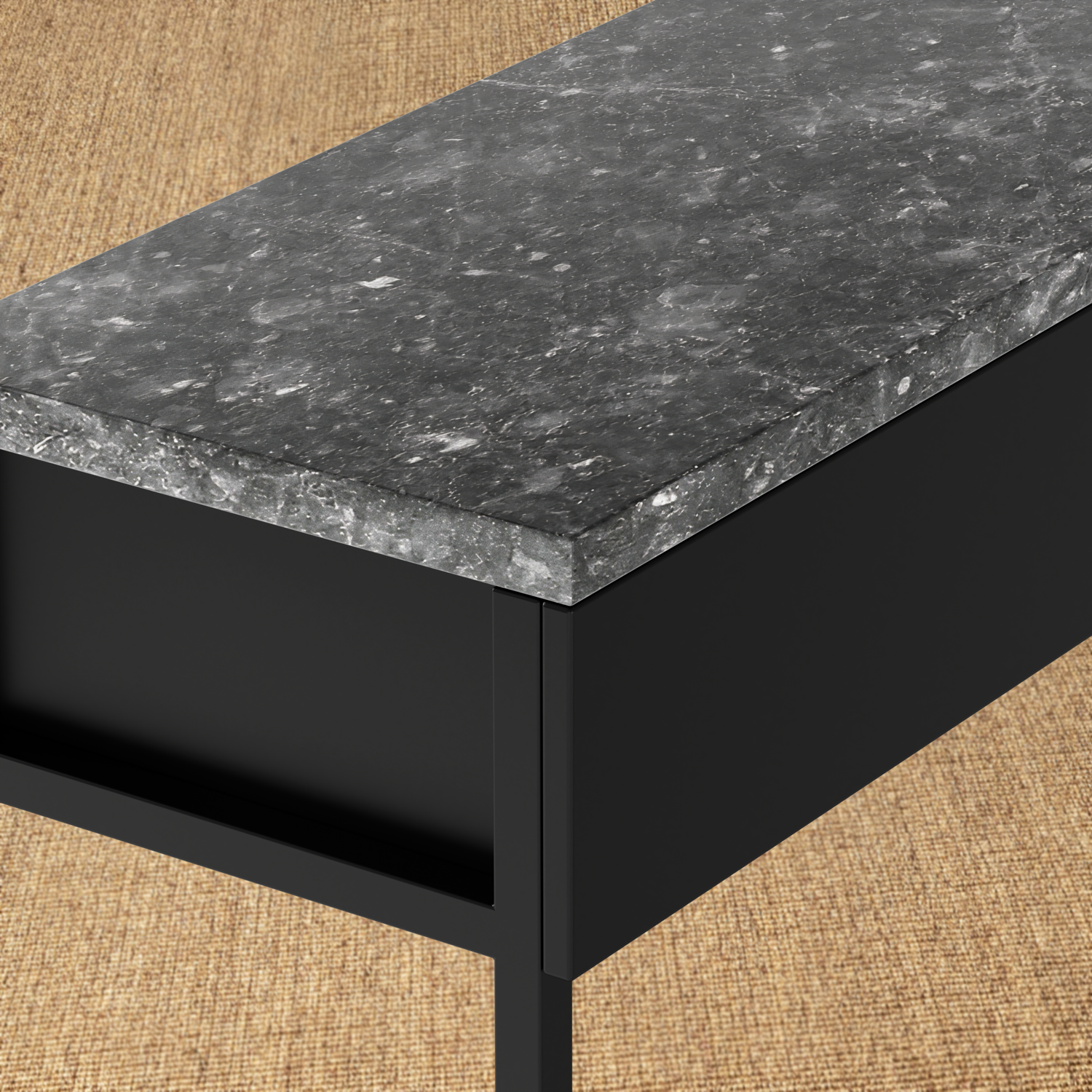 BOMO CONSOLE ENTRANCE GREY MARBLE