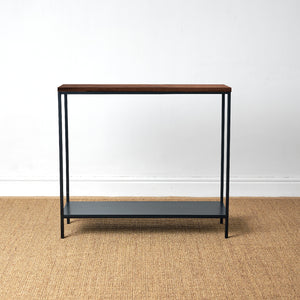 BOMO CONSOLE ENTRANCE BLACK STEEL WOOD