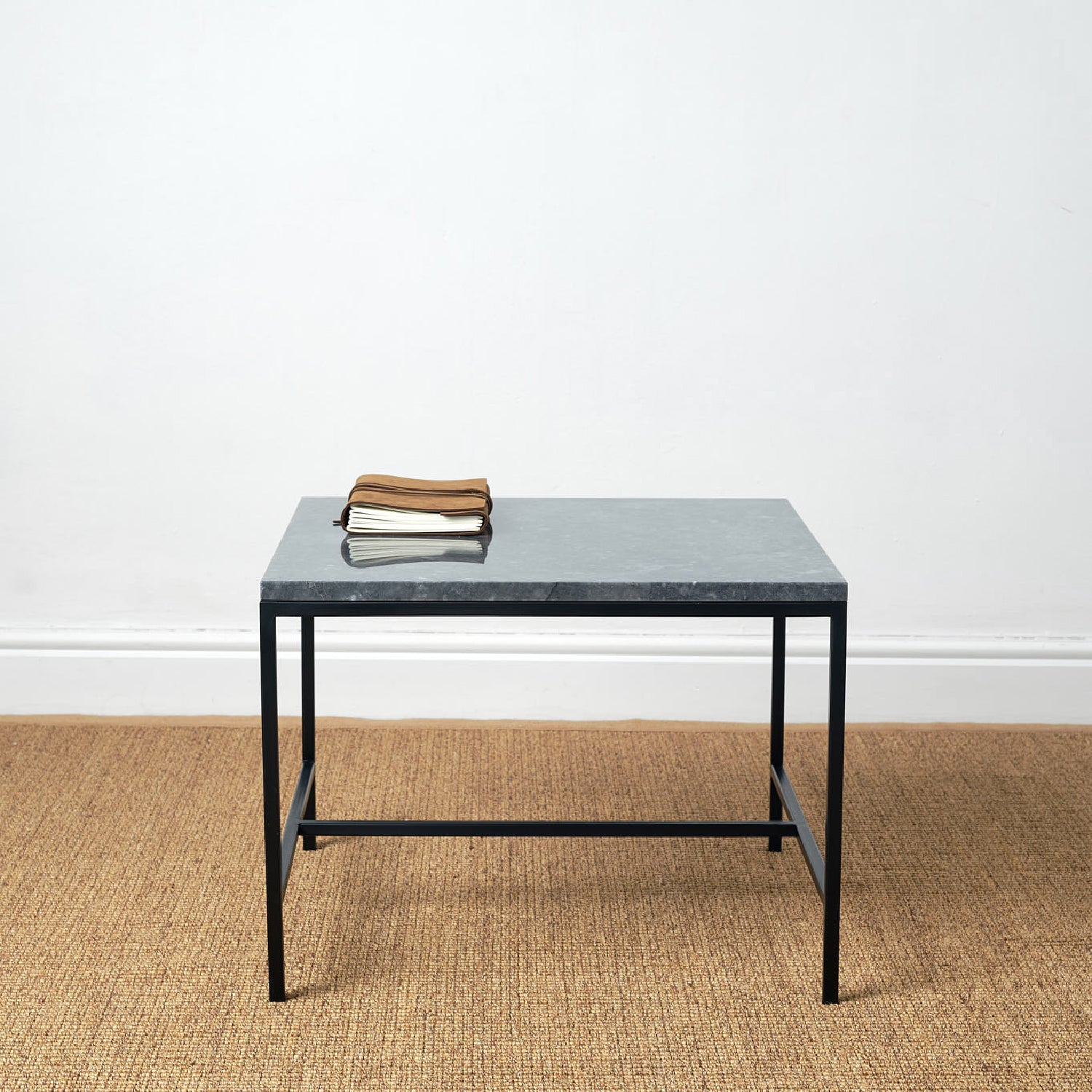 BOMO CHARLES SIDE TABLE GREY MARBLE