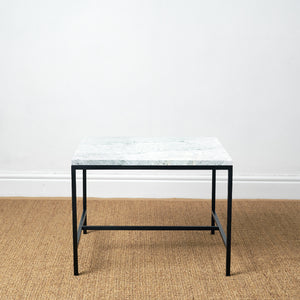 BOMO CHARLES SIDE TABLE WHITE MARBLE