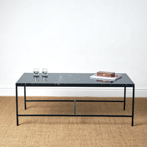 BOMO COFFEE TABLE IGGY BLACK MARBLE