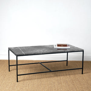 BOMO COFFEE TABLE IGGY GREY MARBLE