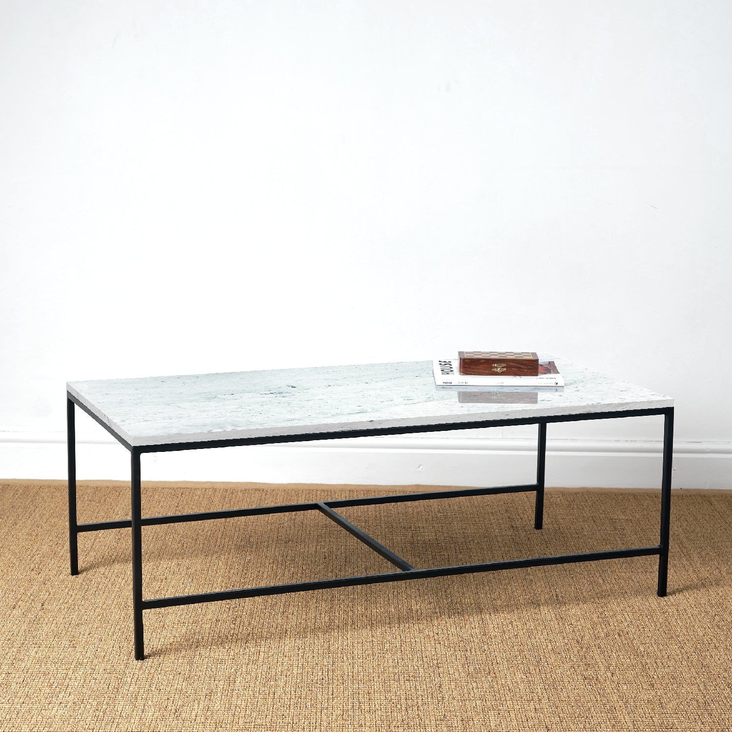 BOMO COFFEE TABLE IGGY WHITE MARBLE