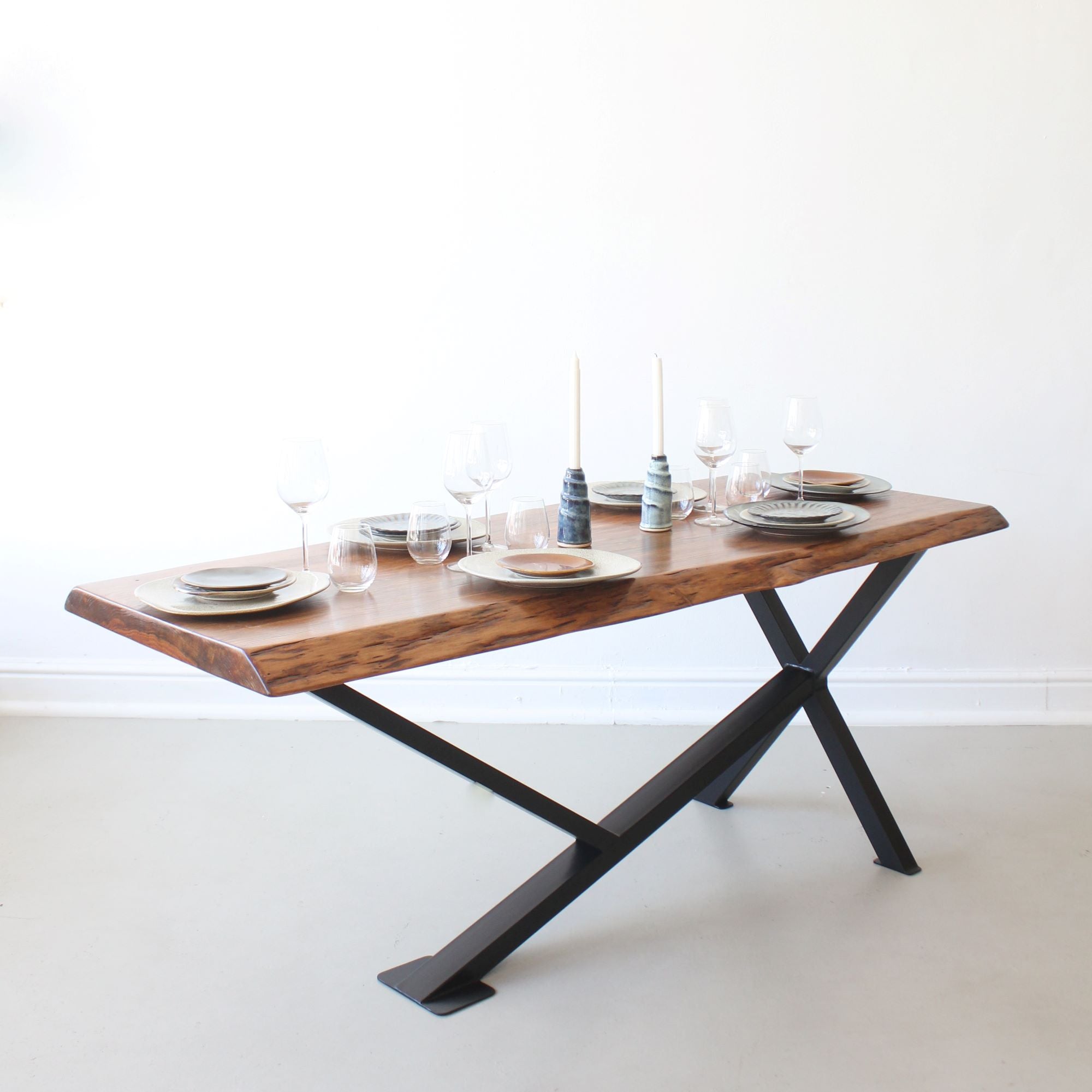 BOMO METSI LIVE EDGE DINING TABLE