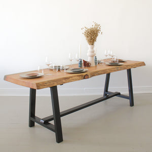 PALOMA LIVE EDGE DINING TABLE BOMO