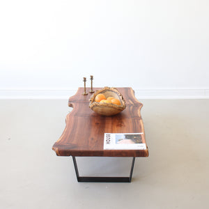 BOMO ROSETTA LIVE EDGE COFFEE TABLE