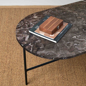 bomo brown marble top coffee table